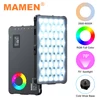 MAMEN 70° Spotlight RGB Video Light 2500-9000K LED Camera Light with 4000mAh Rechargable Battery for Youtube Vlog Selfie CRI95+ 1