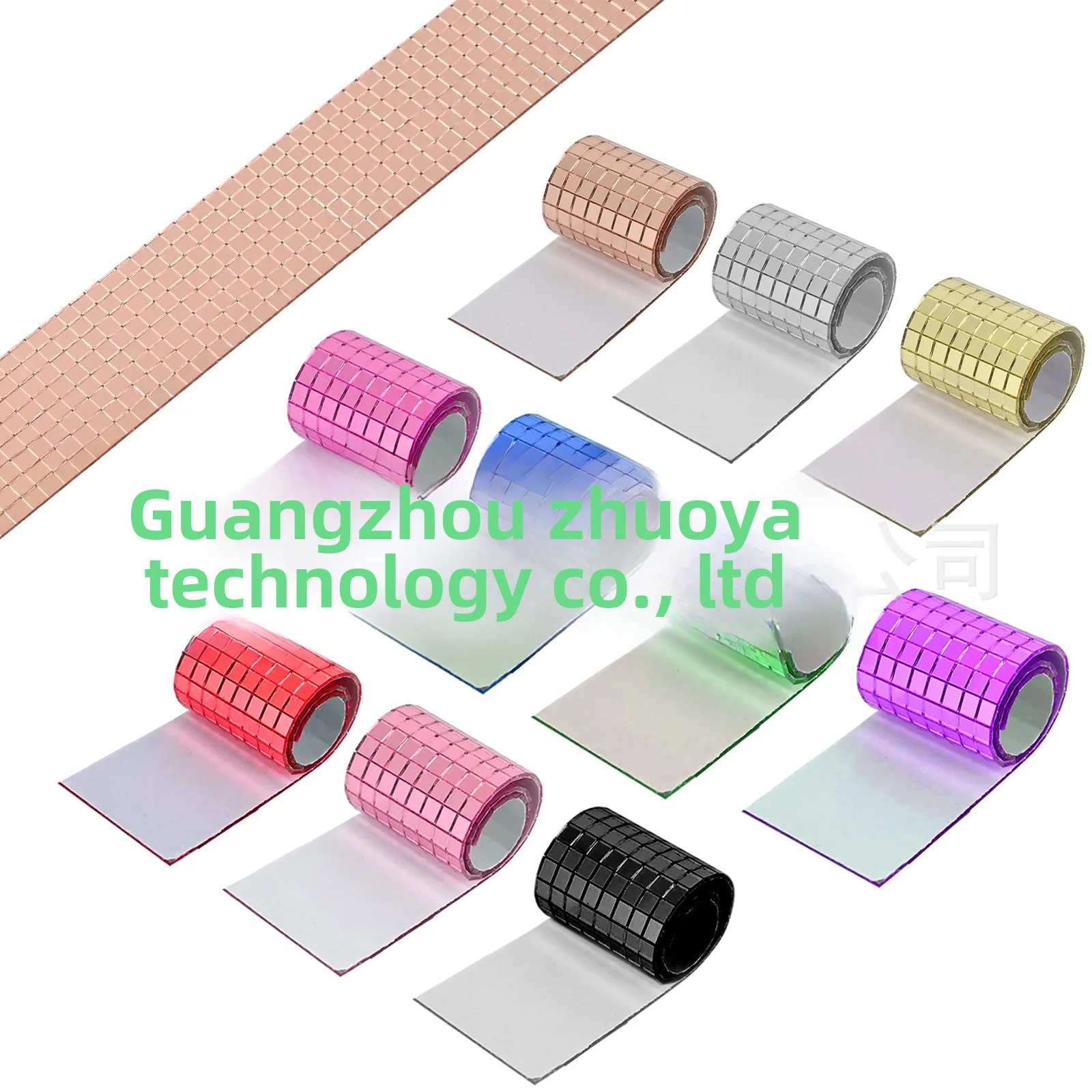 Wall sticker Self-adhesive Mosaic Lens Wall Stickers DIY Creative Living Room Background Wall Decorative Glass Stickers Living Room KTV