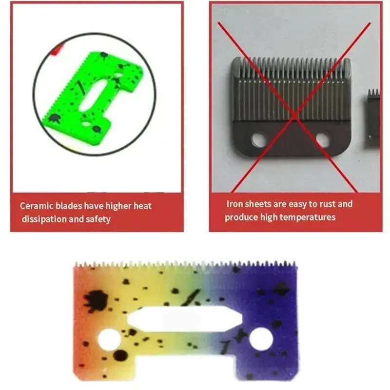 Replacement Ceremic Blade Cutter Wahl 8148 Hair Trimmer Machine Professional Barber Clipper Blades Salon Styling Tools