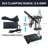 B10 Chuck Bench Drill Desktop Mini Portable Drilling Bracket 220V Precision DIY Variable Speed Drilling Machine Precision 3