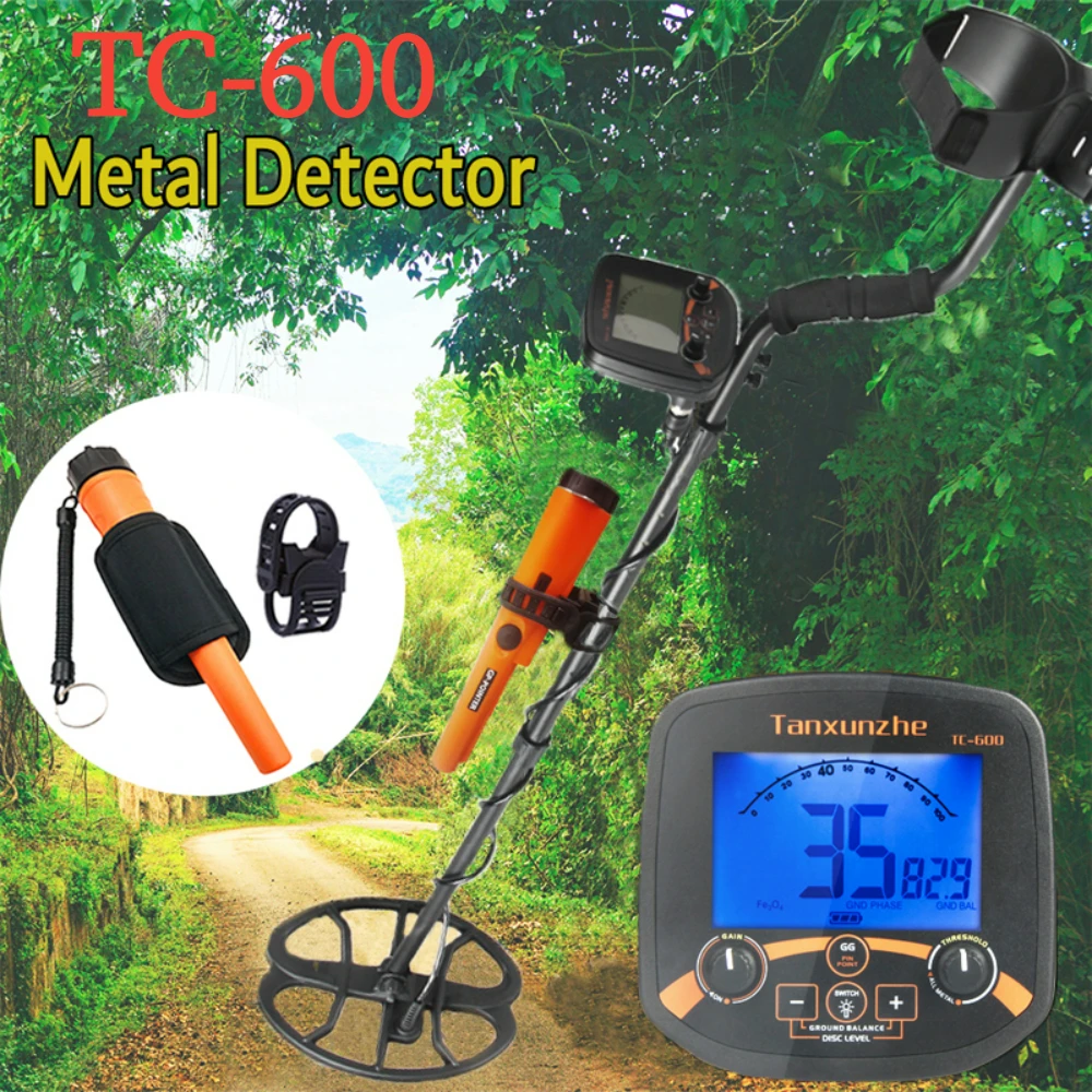 Tanxunzhe-detector-de-metais-subterr-neo-tc600-profundidade ...