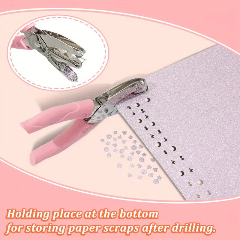 Single Hole Puncher Scrapbooking Paper Clothes Punches Star Heart Circle Hole Punch DIY Craft Shape Cutter Perforator 1.5/3/6mm