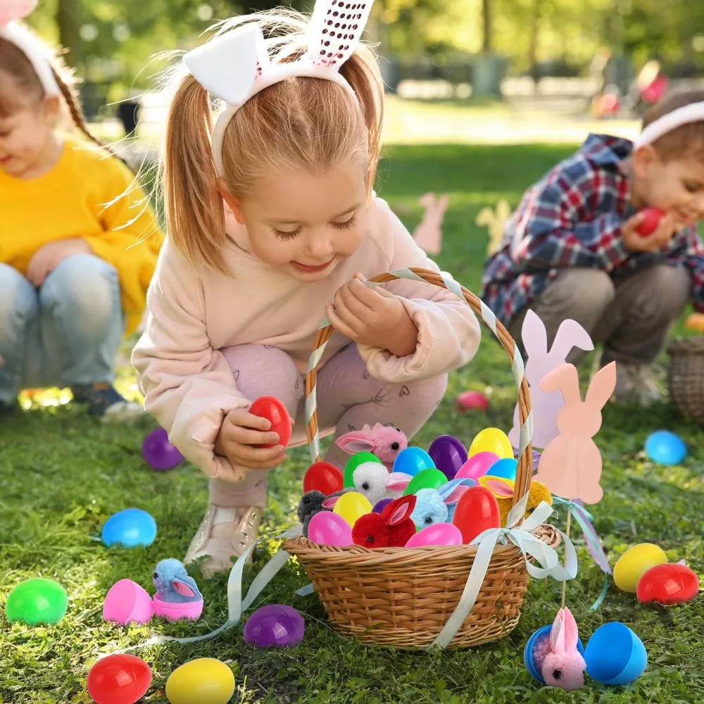 5-20 Stück Osterei-Hasen-Ornamente, Dekoration für Feiertage, Piñata, Geschenktüten, Körbe, Ostern, Geburtstagsfeier, Schule, Kindergarten – Detail 7