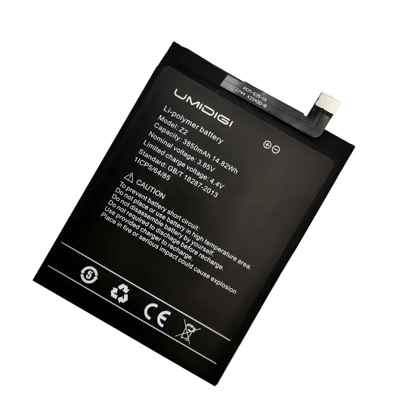 2024 Years 100% Original High Quality 3850mAh Replacement Battery For UMI UMIDIGI Z2 Cell Phone Batteries Bateria+Free Tools