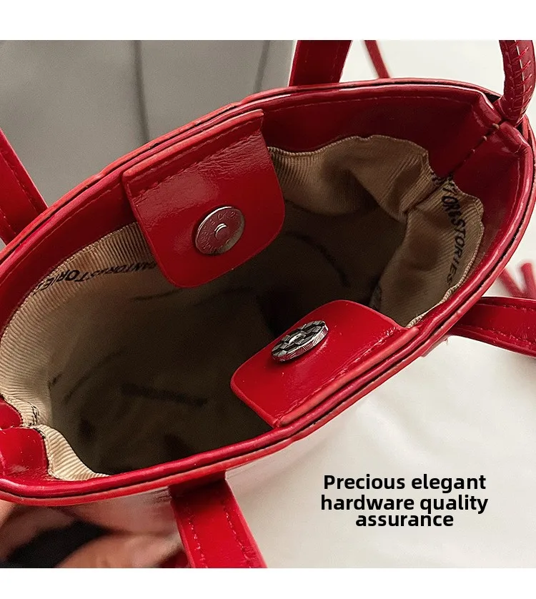 Mini Crossbody Bag - PU Leather Luxury Shoulder Handbag for Women 2024