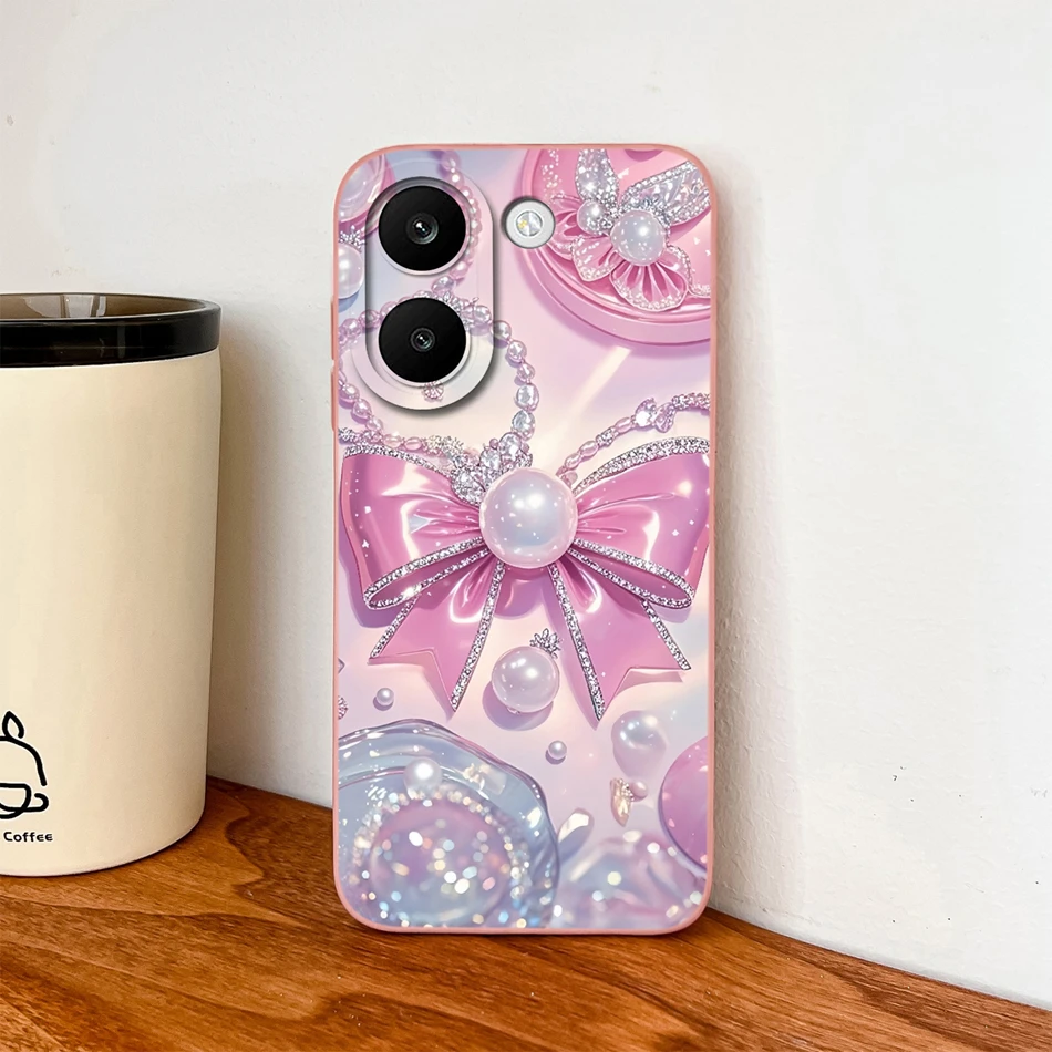 Creative Fruit Pattern Slim Silicone Phone Case with Lens Protection - Soft Back Cover