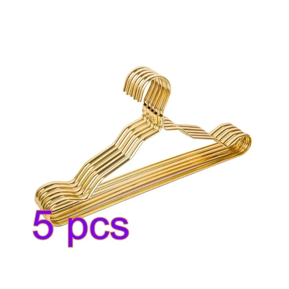 5 Pcs/set Chidren Clothes Hangers Multi-Size Kid Adult Clothes Hanging Rack Wholesale Heavy Duty High Quality Metal Hangers