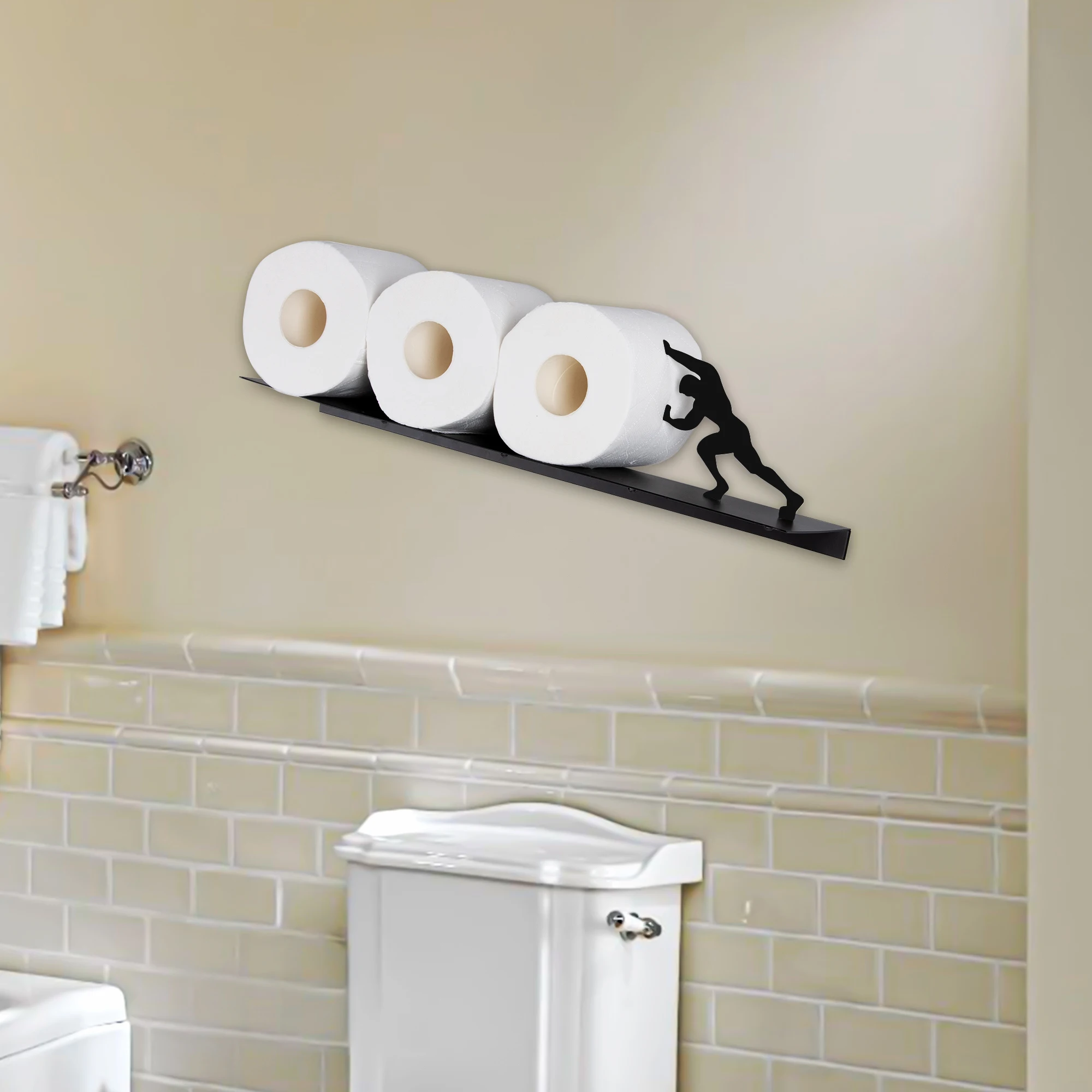 Toilet paper holder stand Tissue Holder Wall Mounted Storage Stand Stainless Steel Hercules Towel Roll Storage Bathroom items paper towel holder toilet paper rack toilet paper holder toilet roll holder tissue holder
