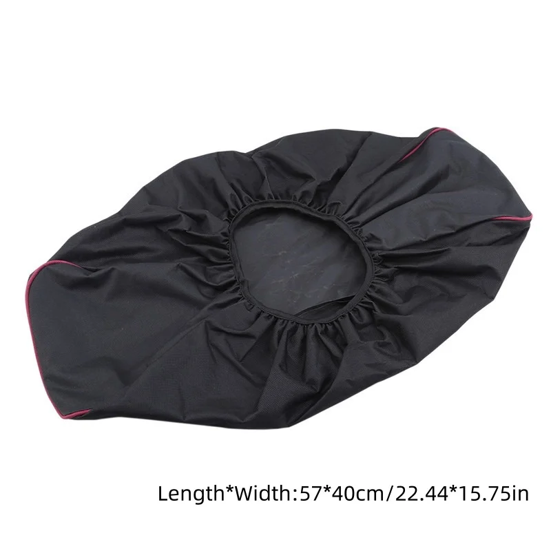 1/2PCS Durable 600D Soft Waterproof Winch Dust Cover Driver Recovery 8,000 -17,500 Lbs Black Car Accessories