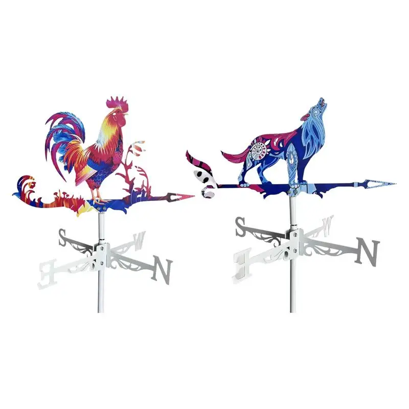 Farmhouse Weather Vane Roof Mount, Wind Direction Indicator Kit