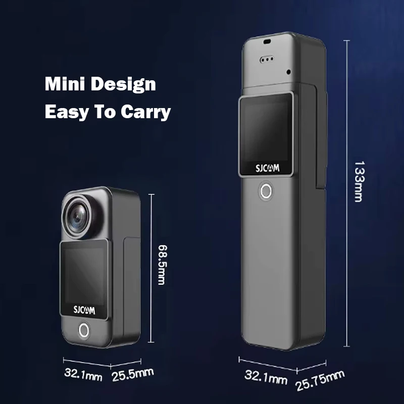 Batteria Sostitutiva Per Action Cam SJCAM C300 - 2800mAh, 3.7V - Ricaricabile Agli Ioni Di Litio - Foto 2