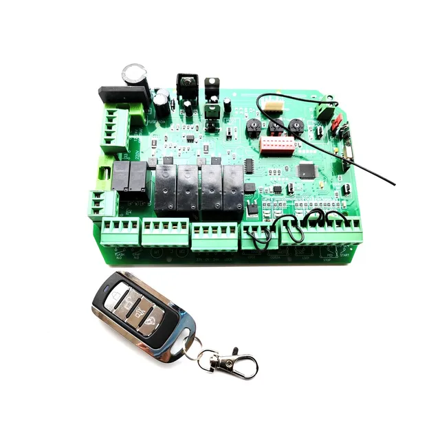 motherboard PCB motor controller circuit board card for swing gate opener motor 24VDC input power(KEYFOBS optional) 4