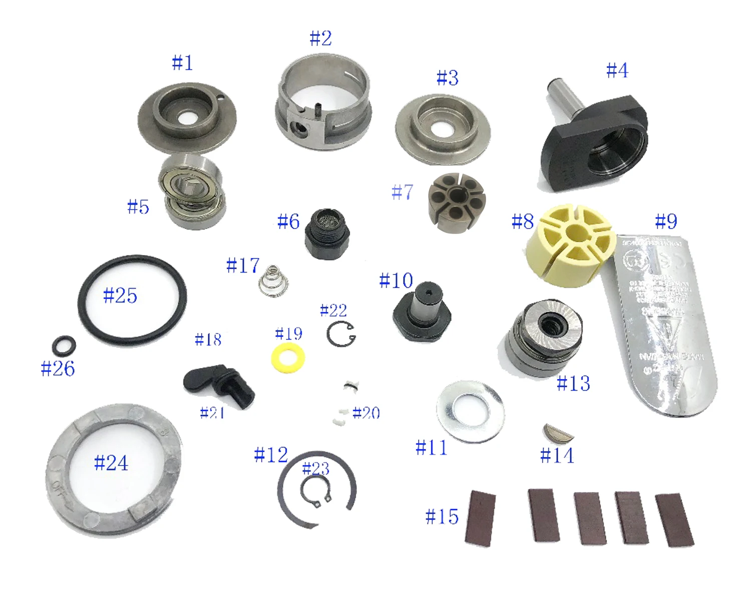 pneumaticAirtoolsprimaRandomOrbitalsander5inchSpareParts