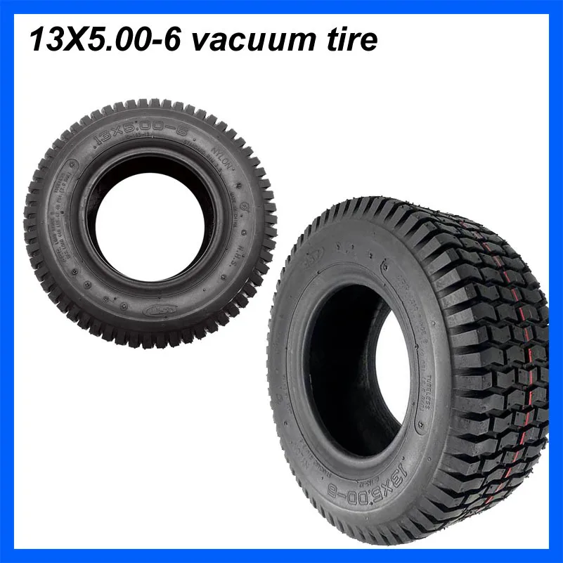 

13 inch vacuum Tyre 13X5.00-6 Tubeless Tire for Electric scooter Mower Snow Sweeper ATV go kart wheel tires parts