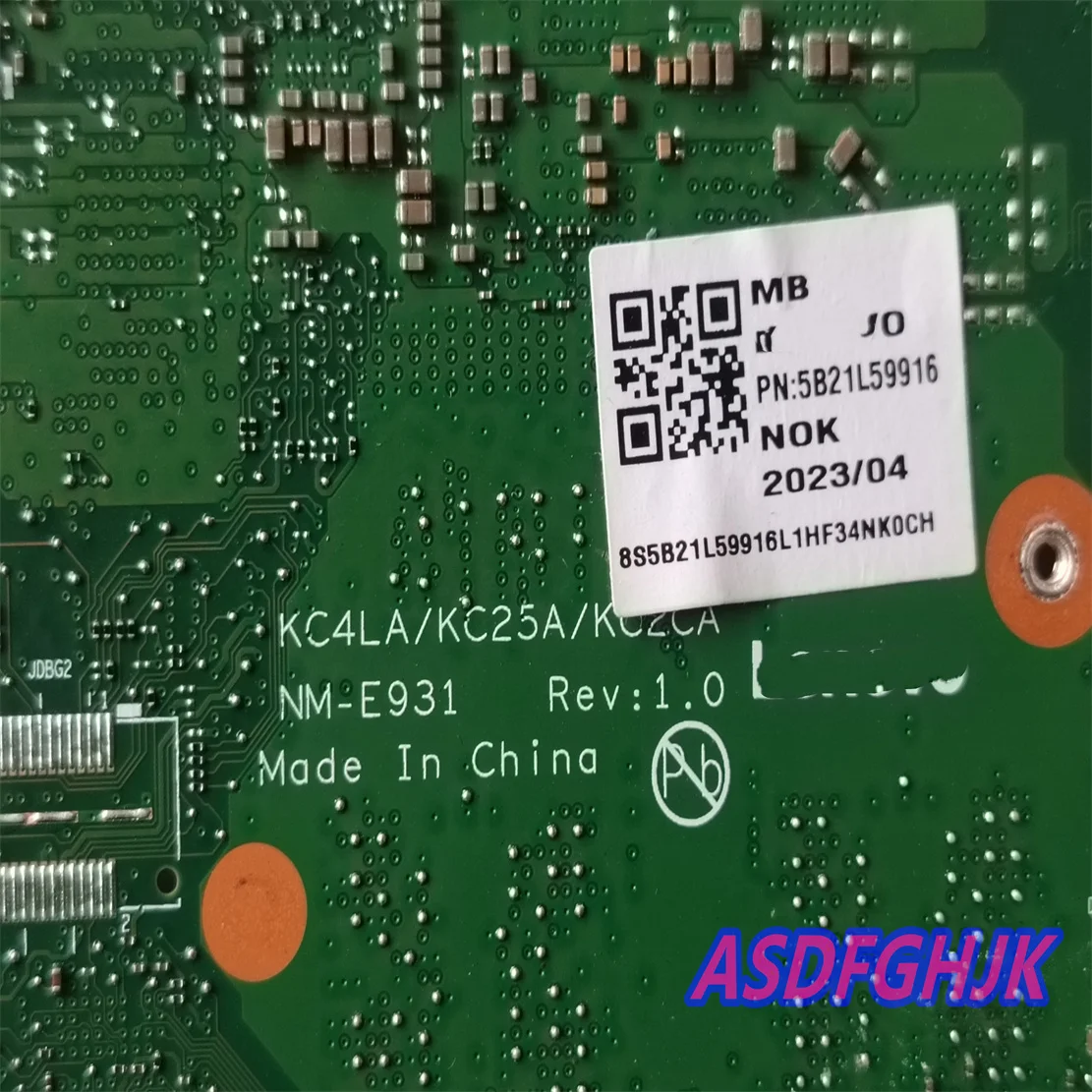 NM-E931 FOR Lenovo Chromebook 14e Gen3 Motherboard Mainboard UMA