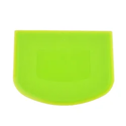 Versatile Baking Tool Set - Spatula, Knife, and Scraper with Smooth Edges (Green)