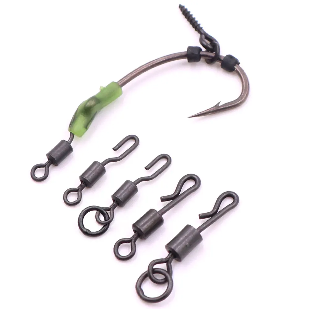 Carp Fishing Accessories Quick Change Swivels Fishing Hook Line Aligner