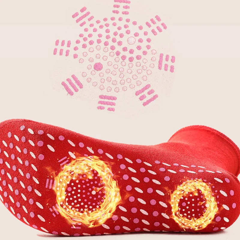 Winter Pregnant Women Self-Heating Socks Winter Warm Heating Health Socks Slimming Healthy Short Socks Magnetic Therapy Socks 4