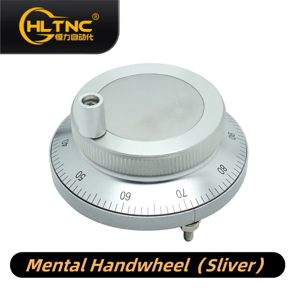 Handwheel CNC Pulser 61mm Pulse 100 25 5V 24V 4Pin 6Pin Manual Pulse Generator Hand Wheel CNC Machine Rotary PLC Encoder cnc handwheel