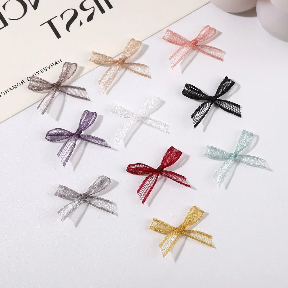 10 Stück 4,5 x 4 cm doppellagige bestickte Schmetterlings-Stoffaufnäher, bunte Netzapplikationen für DIY-Nähhandwerk, Kopfbedeckungszubehör – Detail 4