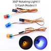 360°Rotating Alarm Lamp For 1/14 Tamiya RC Truck LED Warning Lights Scania Actros MAN for Benz Tamiya LESU Tractor Upgrade Parts 2