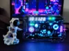 New Game Atmosphere Room Art and Technology Sense Handmade RGB Desktop Clock Decoration Accessories Gift 5
