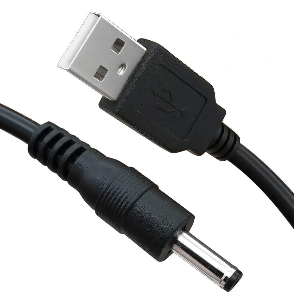 3.5*1.35mm USB DC Charging Charger Cable Tip Plug Cord For Wireless Bluetooth Speaker