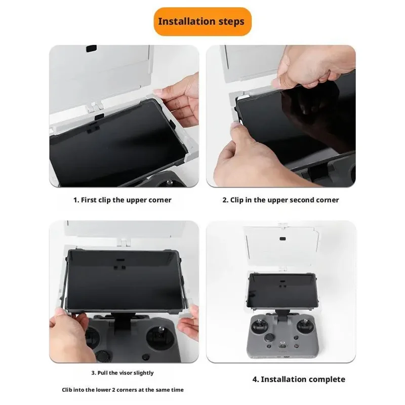 Housse Protection Télécommande DJI Mavic 4 Pro RC Pro 2 - Pare-soleil Anti-rayures