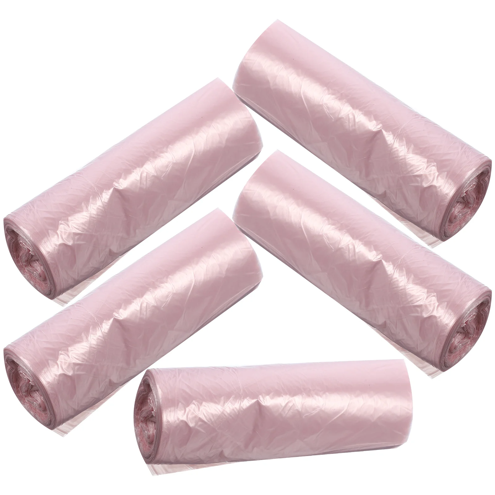 Garbage Bags 5 Rolls for Kitchen Trash Home Bedroom Bin Polyethylene Bathroom garbage bags