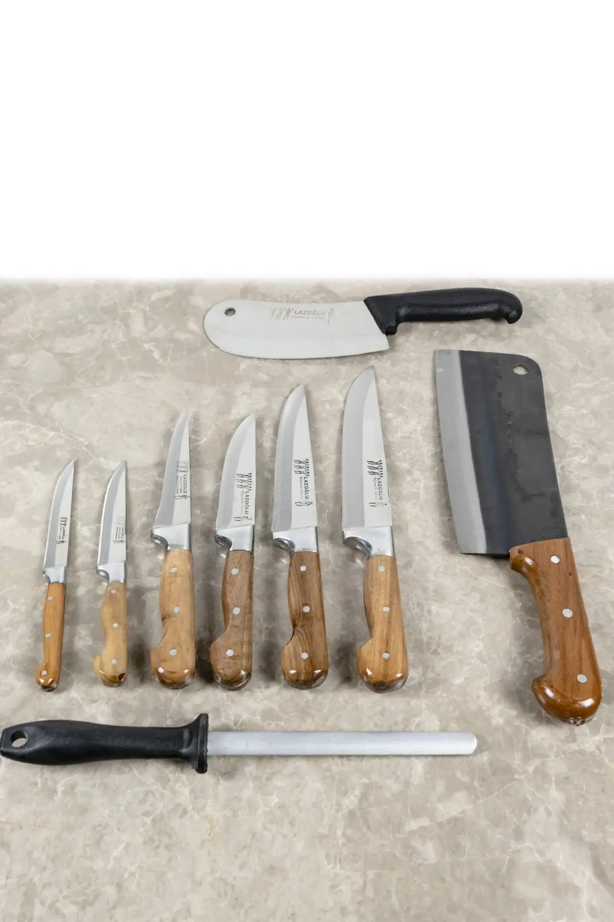9 parts Original Riding On Knife set made in turkeyKnife Sets