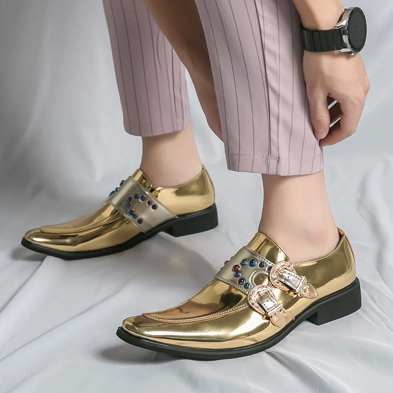Leather Shoes Fashion Dress Shoes for Men Women Wedding Shoes