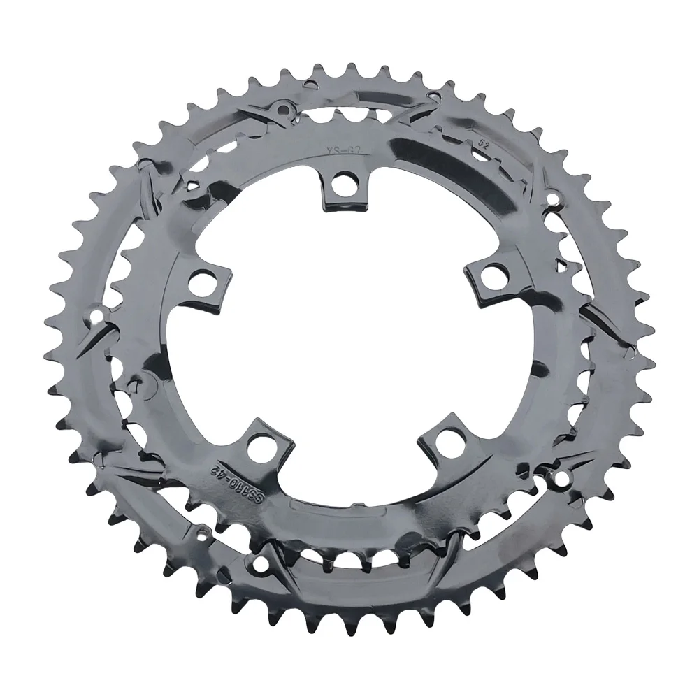 DUAL CHAINWHEEL CHAIN RING 52T 42T 34T 52 42 34 Teeth for TONGSHENG Mid MOTOR TSDZ2B TSDZ2 ebike chainwheel