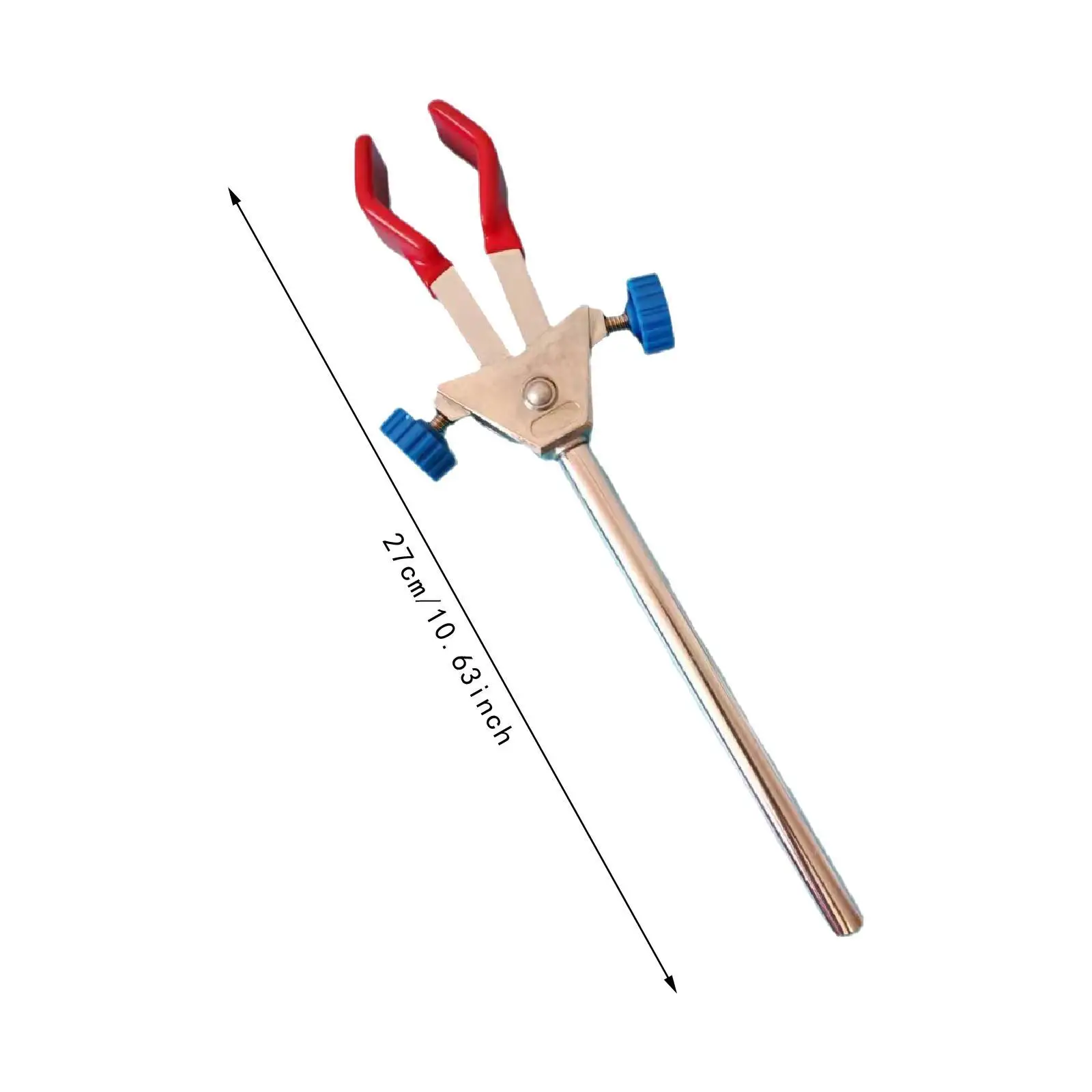 Lab Clamp for Laboratory Use Multifunctional Zinc Alloy Lab Equipment Holder Accessories Flask Holder Double Adjust Clip