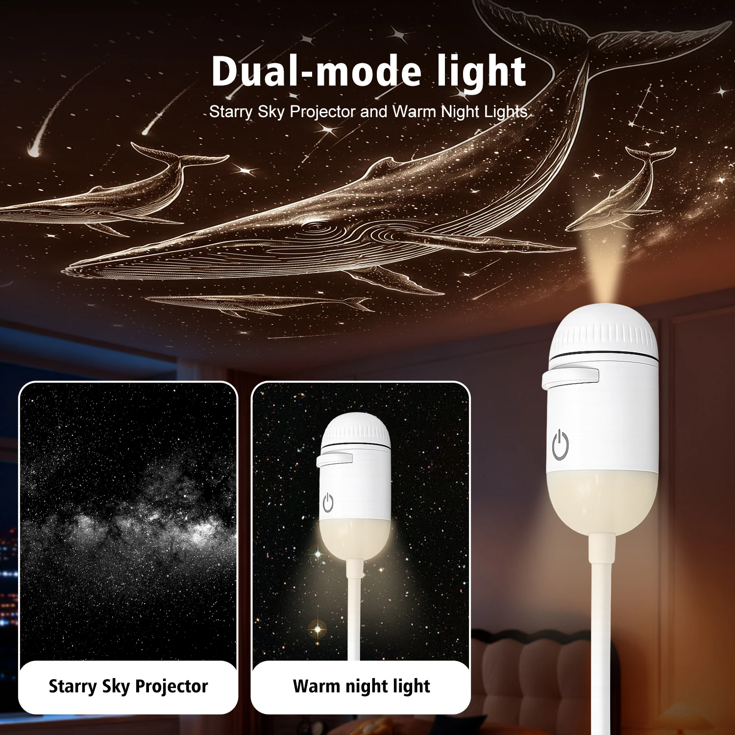 รูปสินค้า ไฟฉาย USB ปรับระยะโฟกัส สร้างบรรยากาศหลากหลาย