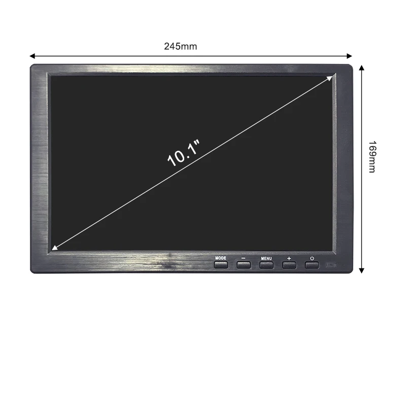 LESOWN   IPS 1280x800  ̵ ũ TFT LCD ġ ũ , VGA HDMI BNC AV Է , 10.1 ġ