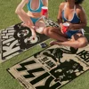 Kiss Band Microfiber Printed Beach Towel Mountain Climbing Yoga Beach Swimming Running Absorbent Soft Towel 3