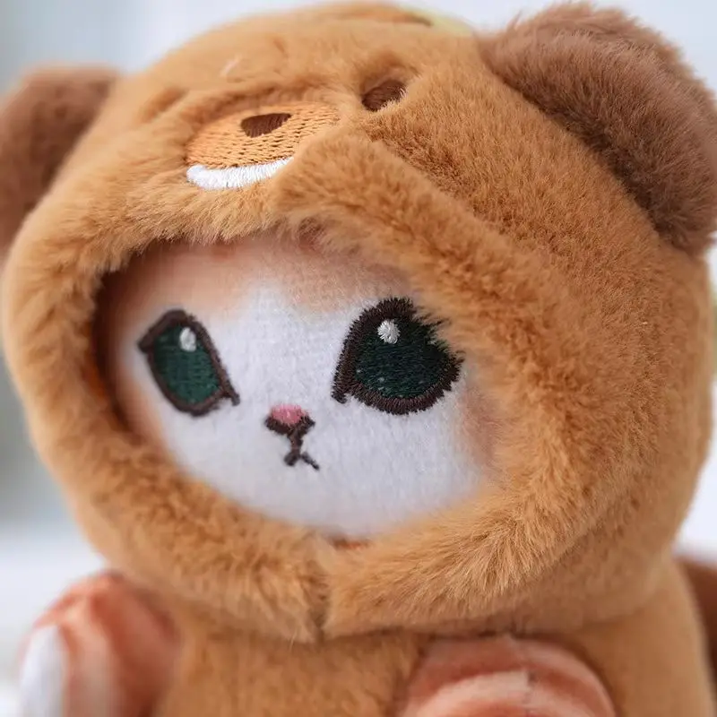 Anime Plush Keychain 12cm Mofusand Pendant Bag Cartoon Raccoon Squirrel Panda For Sofa Ornaments Gift