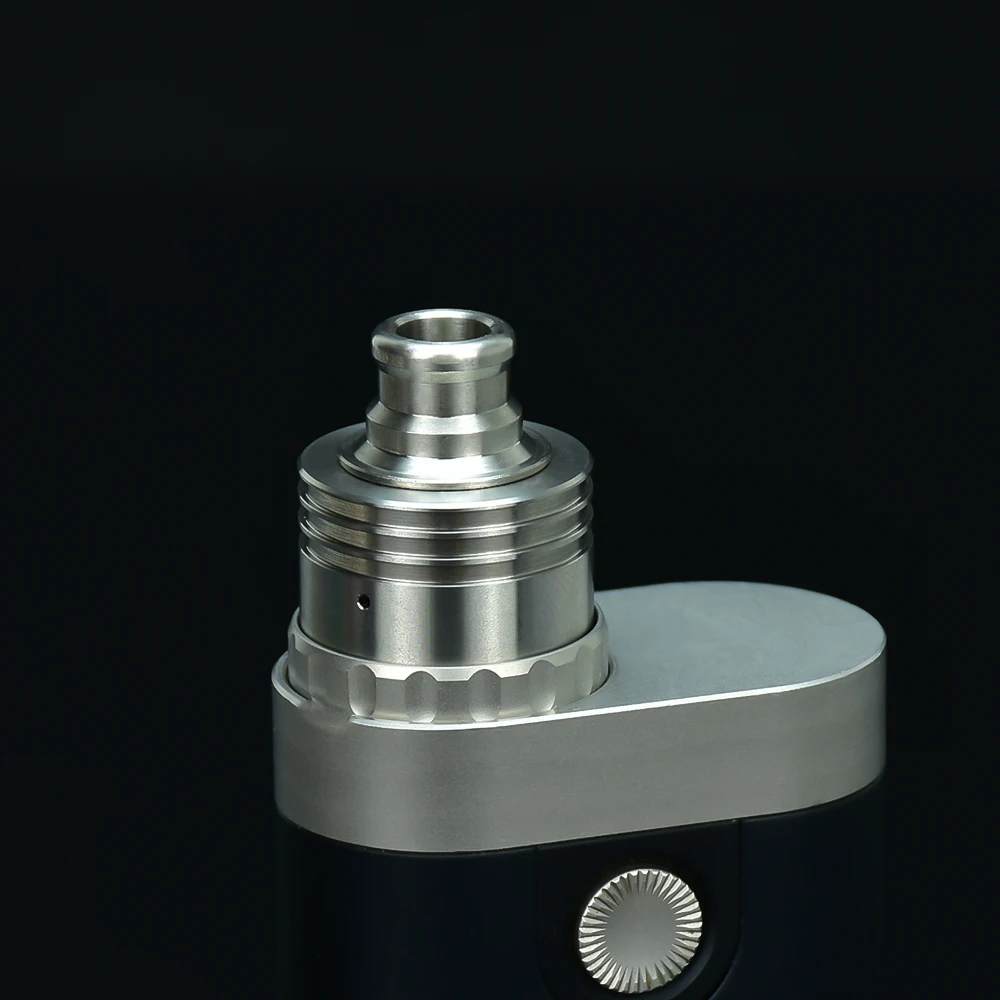 

wolfcoolvape Hellfire rda Short Cranked rda 22mm Rebuildable Atomizer with BF Pin Single coil rda vape 316SS RDA Atomizer