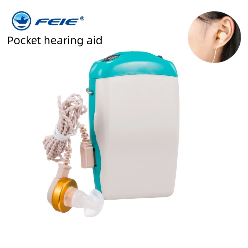 Digital Pocket Hearing  Aids Pockettio DHP for the Elderly High Super Power Severe Profound Loss Ear Hearing Device S-18 3