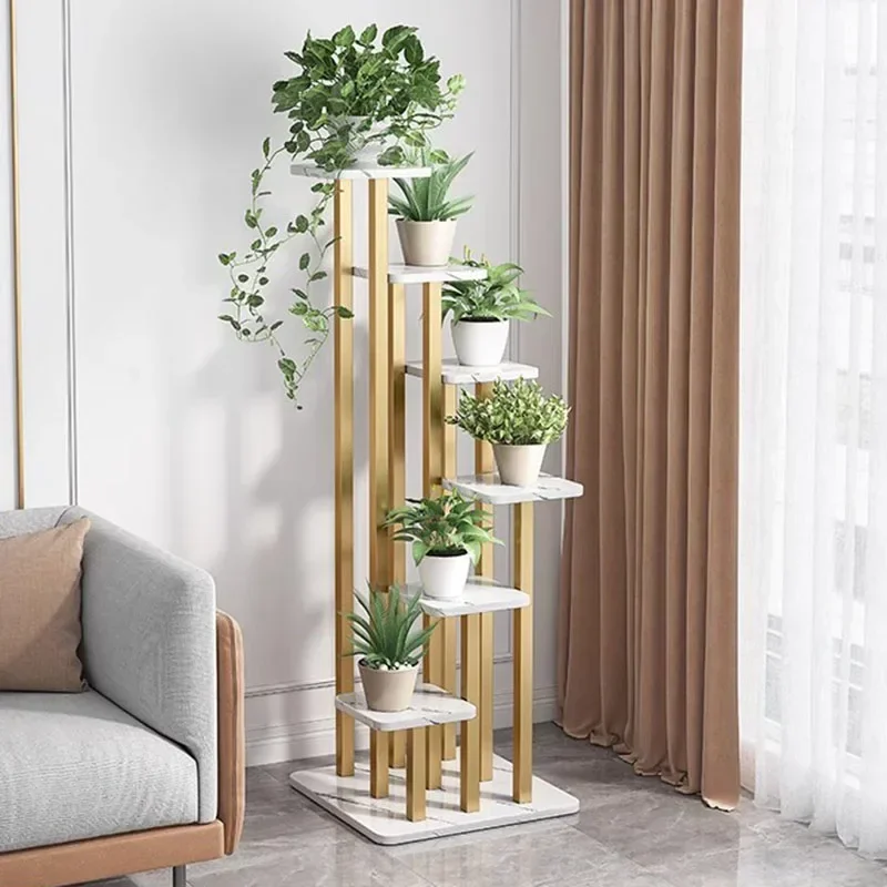Nordic Window Plant Stand Indoor Patio Flowers Luxury Plant Stand Backdrop Party Estanterias Para Plantas Balcony Furniture
