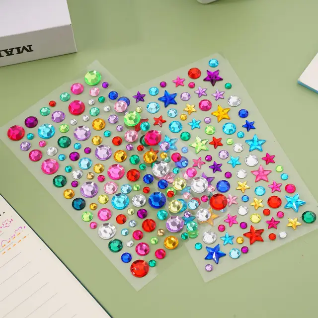 Diamond Adhesive Gems Stickers  Children Gem Stickers Diamond