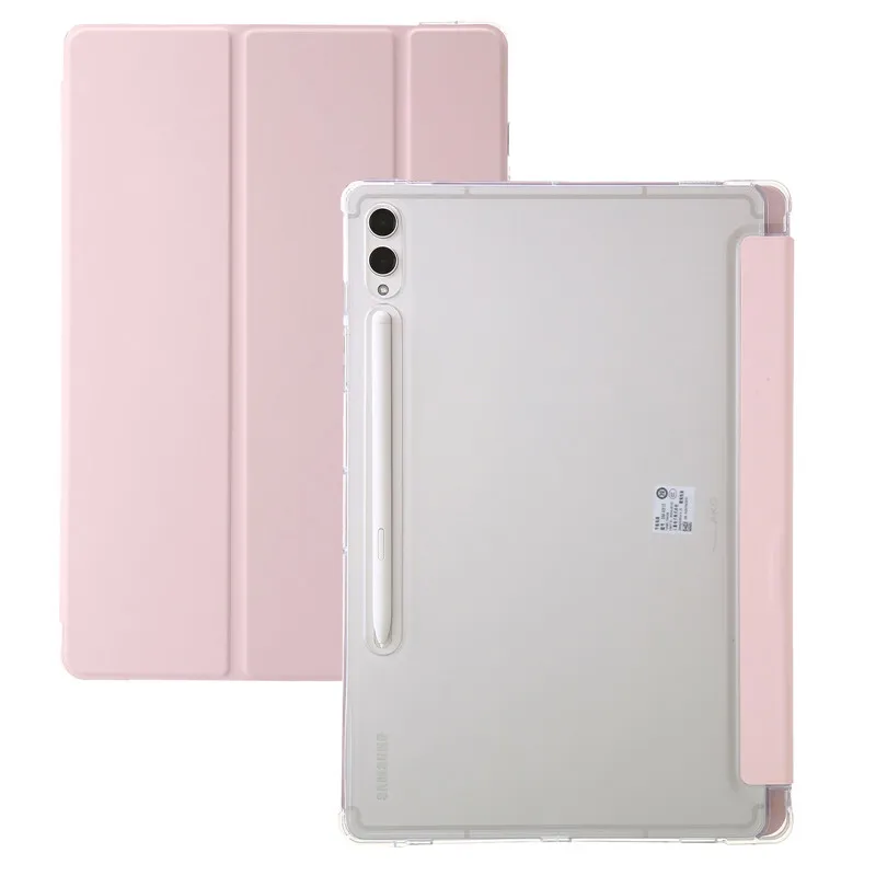 Holder, Caso Voltar acrílico transparente para Samsung Tab S9 FE 10.9