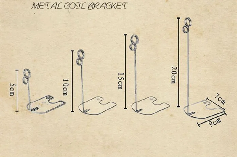 50 Teile/los edelstahl halter Halterung Brot Backen Konditorei Supermarkt Waren Preis Tag Clip Basis Großhandel – Detail 1