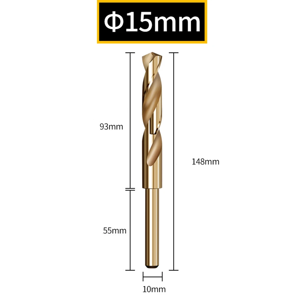 Cobalt HSS Drill Bit Set For for Blacksmiths Features Reduced Shank Design For for Compatibility with Standard Chucks