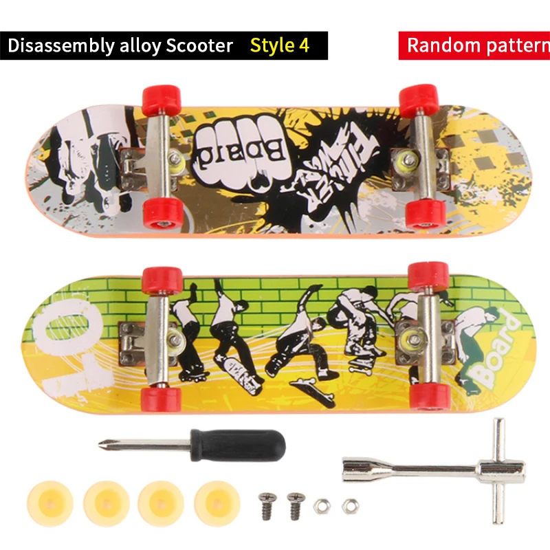 Mini Finger Skateboarding Fingerboard Toys Finger Scooter Skate Boarding Toy 