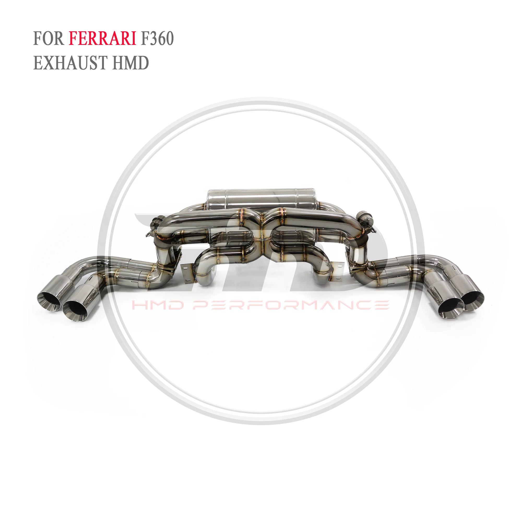 

HMD For Ferrari F360 3.6L Downpipe Catback Stainless steel Exhaust Systems Muffler With Valve Car Accessories Auto Modification