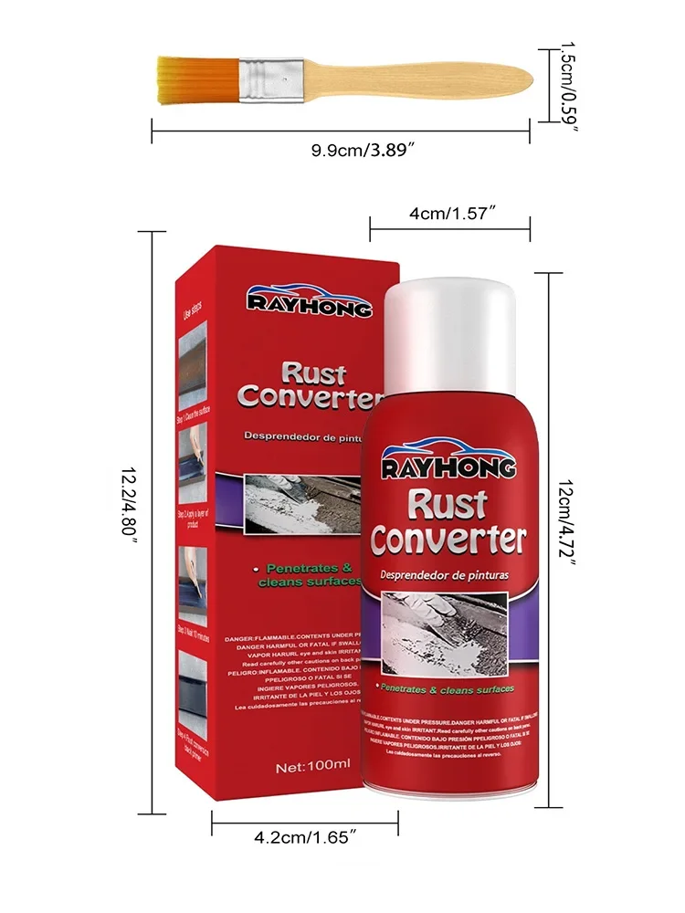 Water Based Metal Rust Remover Converter for Car Chassis