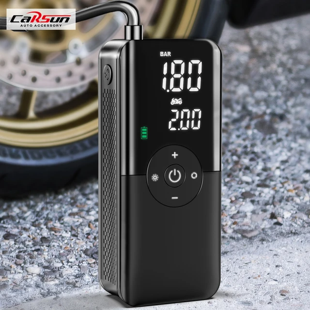 Rechargeable Air Pump For Car Portable Tire Inflator Portable Compressor  Digital Cordless Car Tyre Inflator For Bicycle Balls - AliExpress