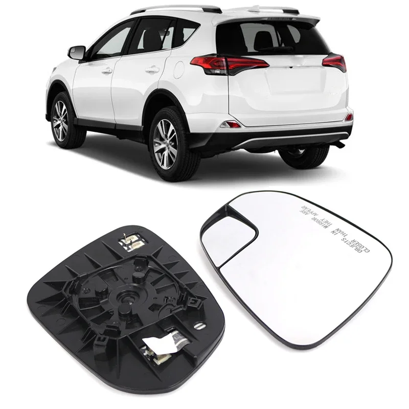 

879310R200 Car Front Left&Right Heated Mirror Glass Parts For Toyota RAV4 2016 2017 2018 Auto Exterior Accessories Replacement