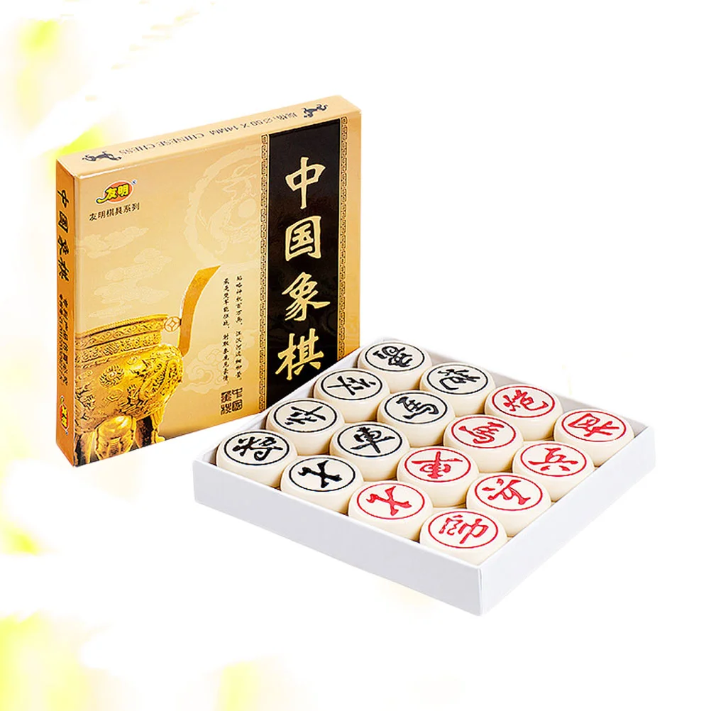 

3 D Toys Three-dimensional Portable Chess Chinese Bamboo High-end
